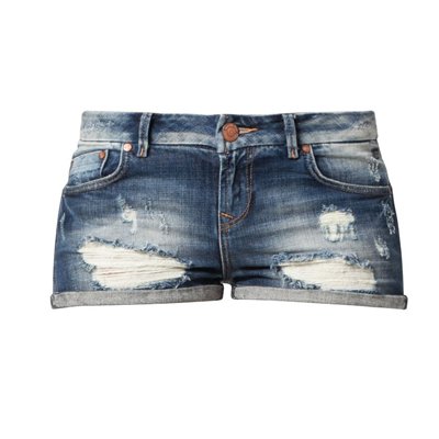 Blaue Jeans Shorts